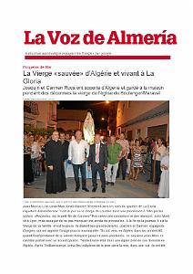 2015 09 13 HONNEUR A LA VIERGE RAMENEE D ORAN BOULANGER MARAVAL A ALMERIA